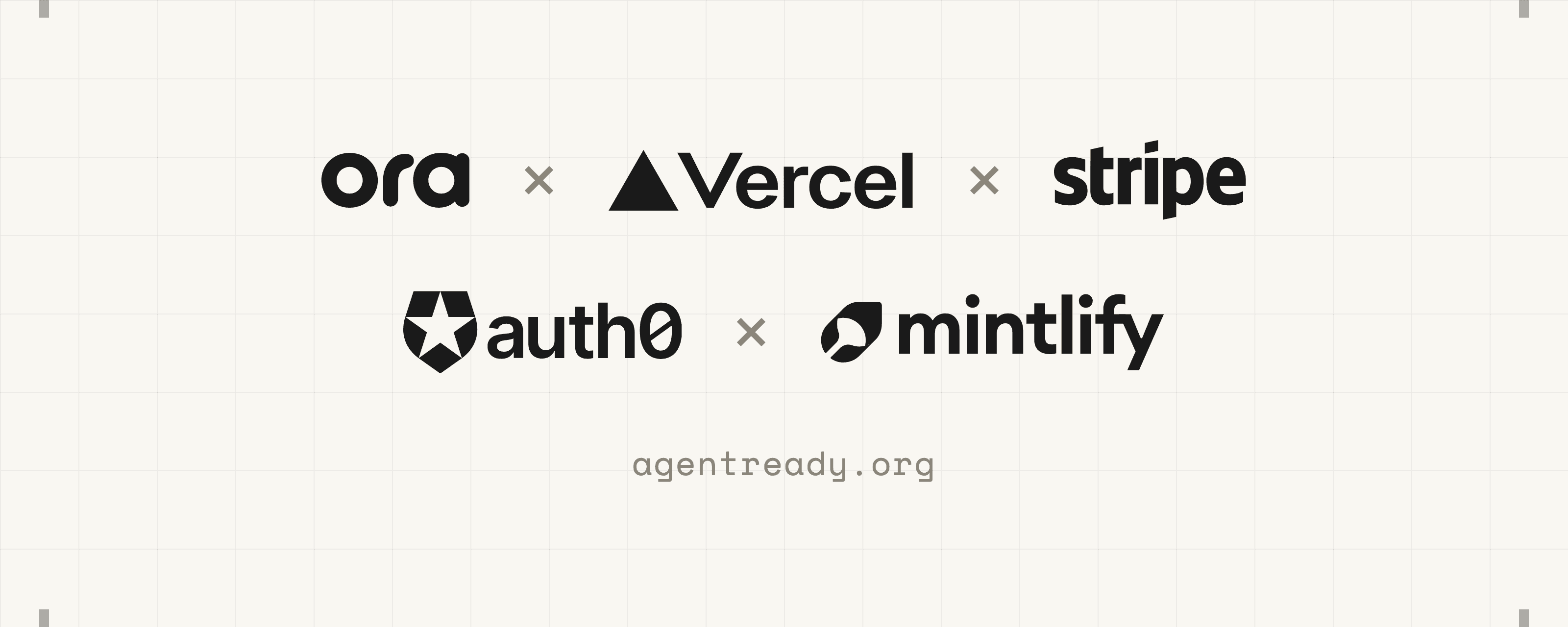 We partnered with Vercel, Mintlify, Auth0, and Stripe to launch AgentReady
